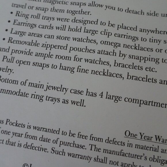 Joy Mangano Jewelry Organizer/Storage Set of 3 Chests NEW Precious Pockets - Picture 12 of 15